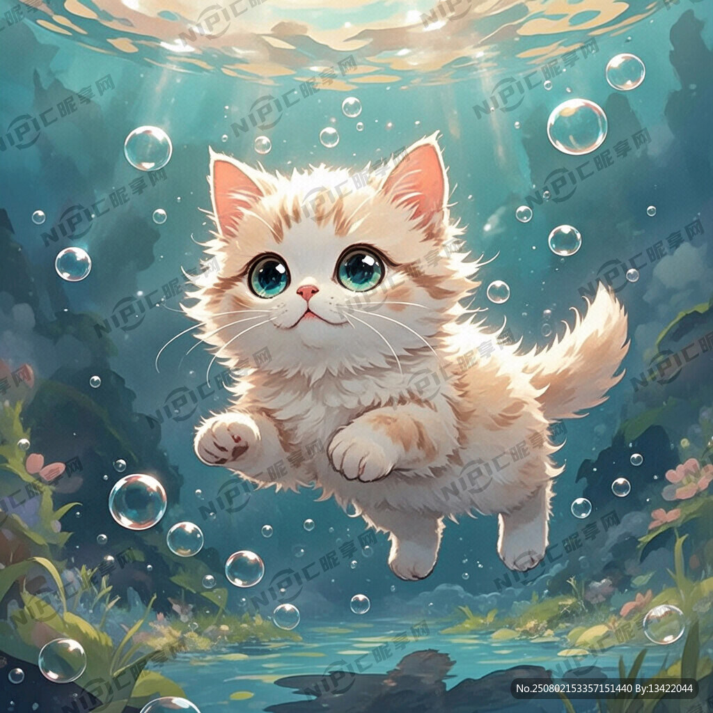 梦幻动漫水泡小猫