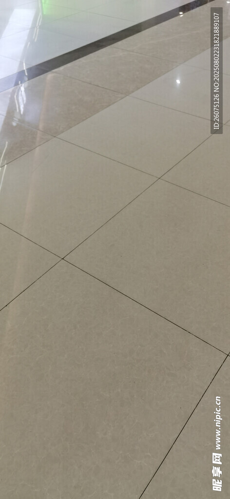 光滑瓷砖地面特写