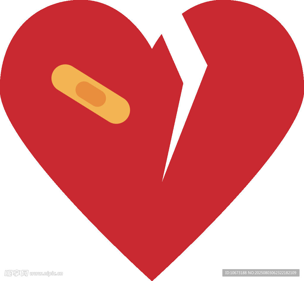 破碎心与创口贴