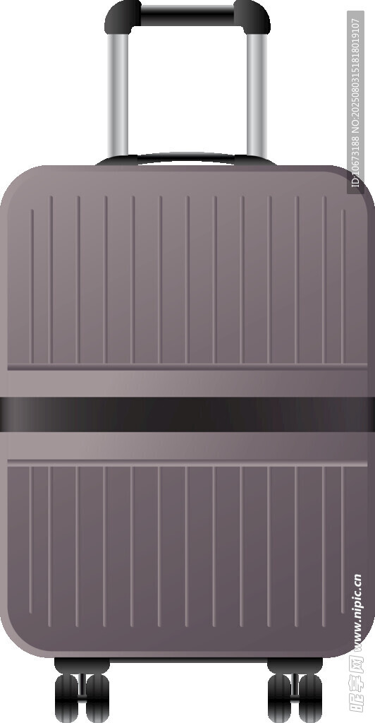 时尚灰色拉杆行李箱