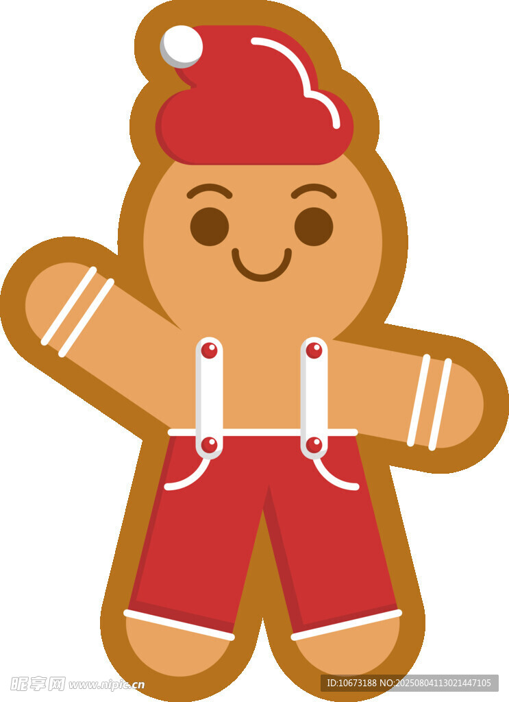 可爱姜饼人挂件