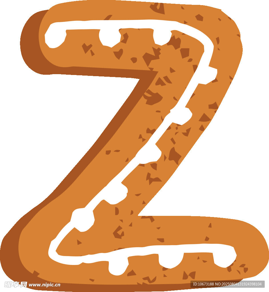 姜饼风格字母Z