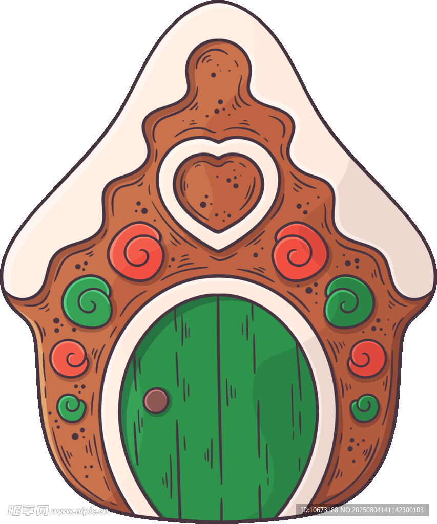 姜饼小屋造型的可爱房子