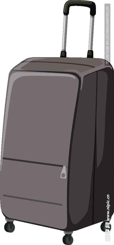 灰色拉杆行李箱