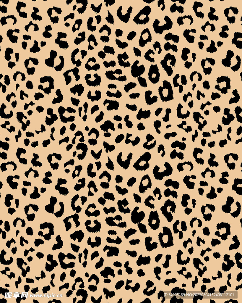豹纹图案背景纹理