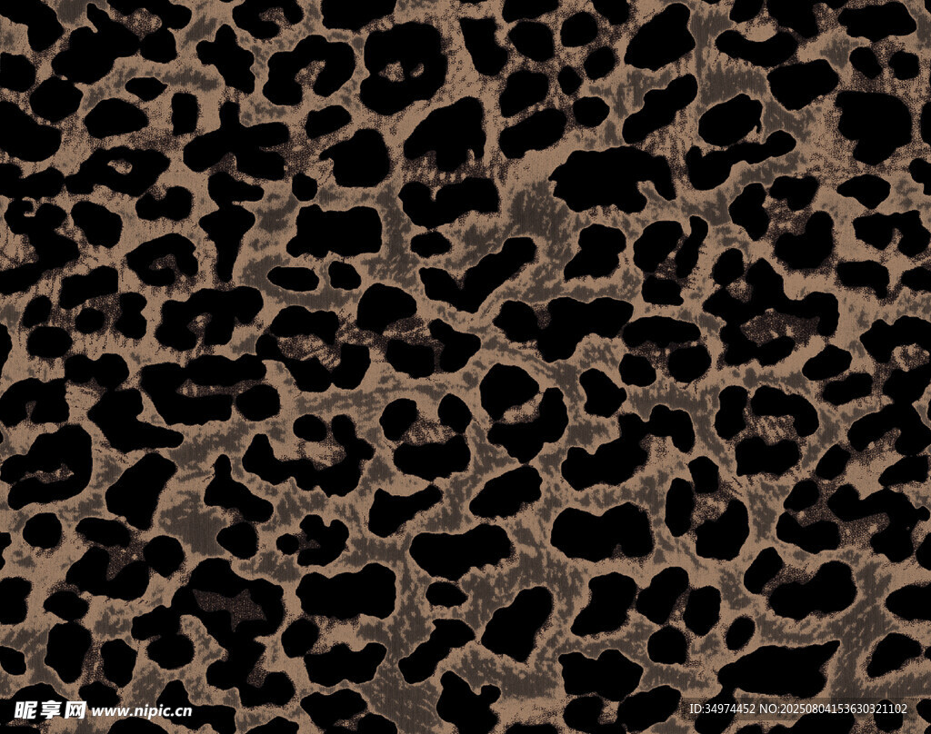 豹纹图案纹理背景