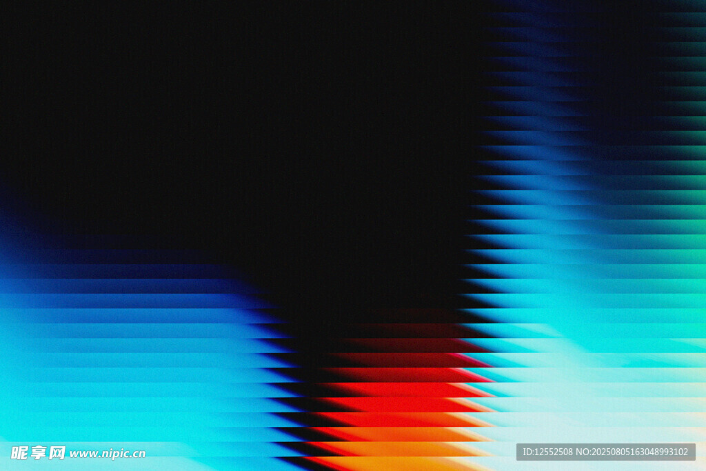 炫彩渐变抽象背景图