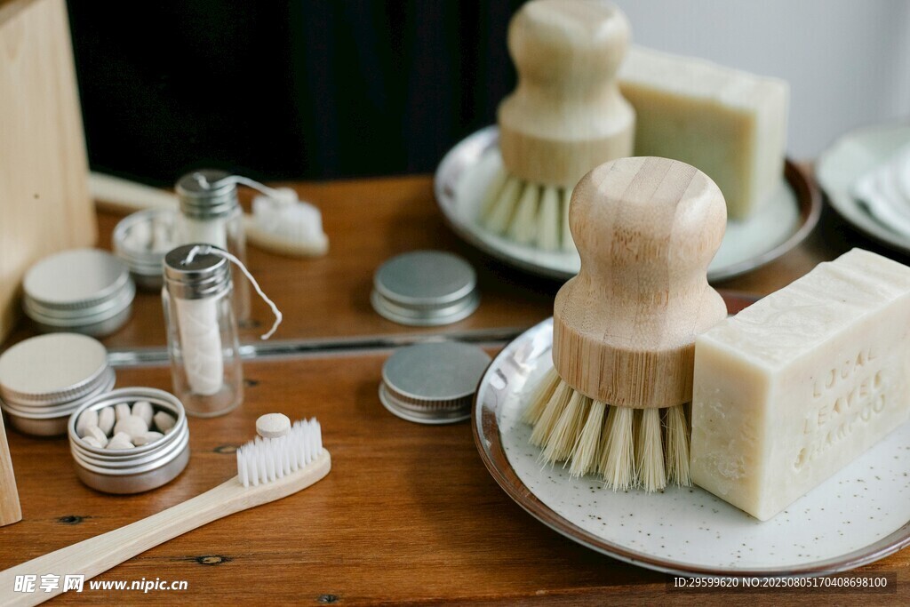手工皂制作工具与成品