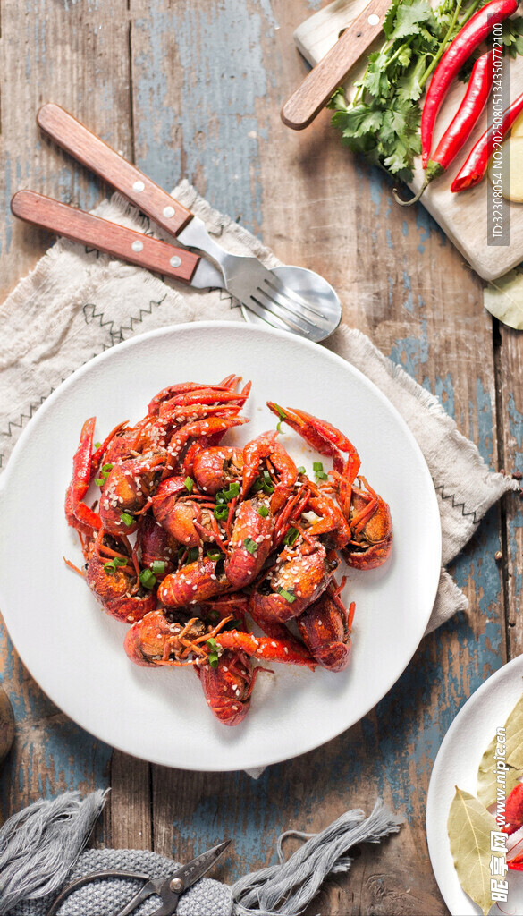 美味红椒炒虾仁