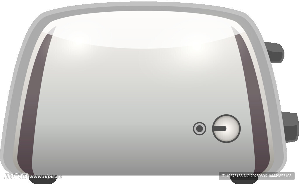 白色家用烤面包机