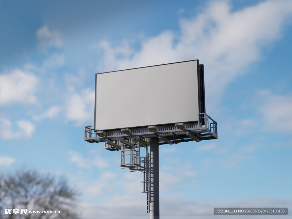户外广告牌样机