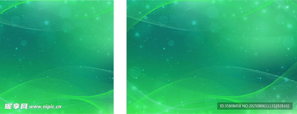 绿色梦幻渐变背景