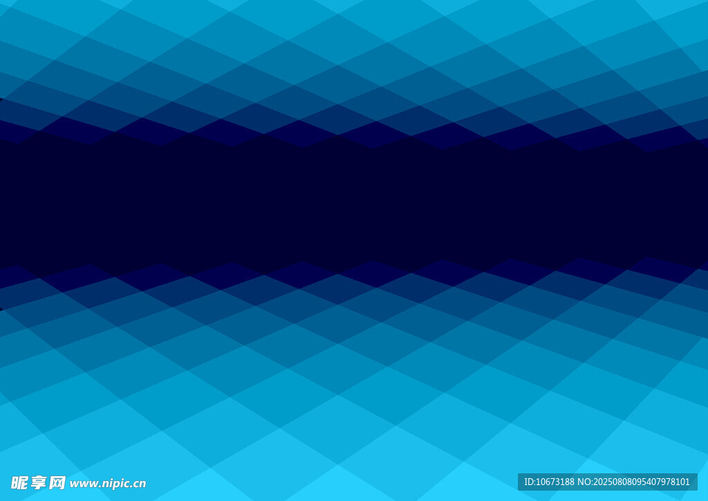蓝调几何渐变背景图案