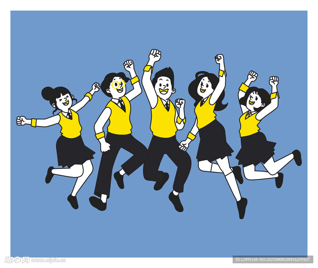 青春活力的舞蹈少年