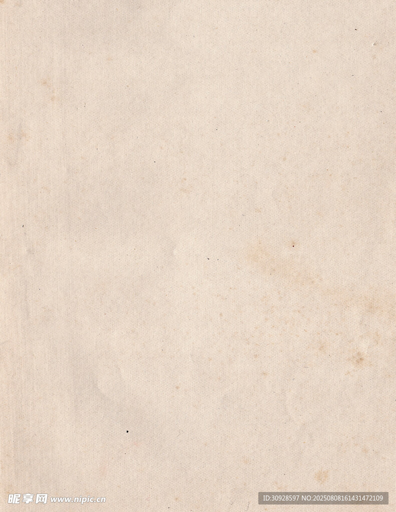 米白色旧纸张纹理背景