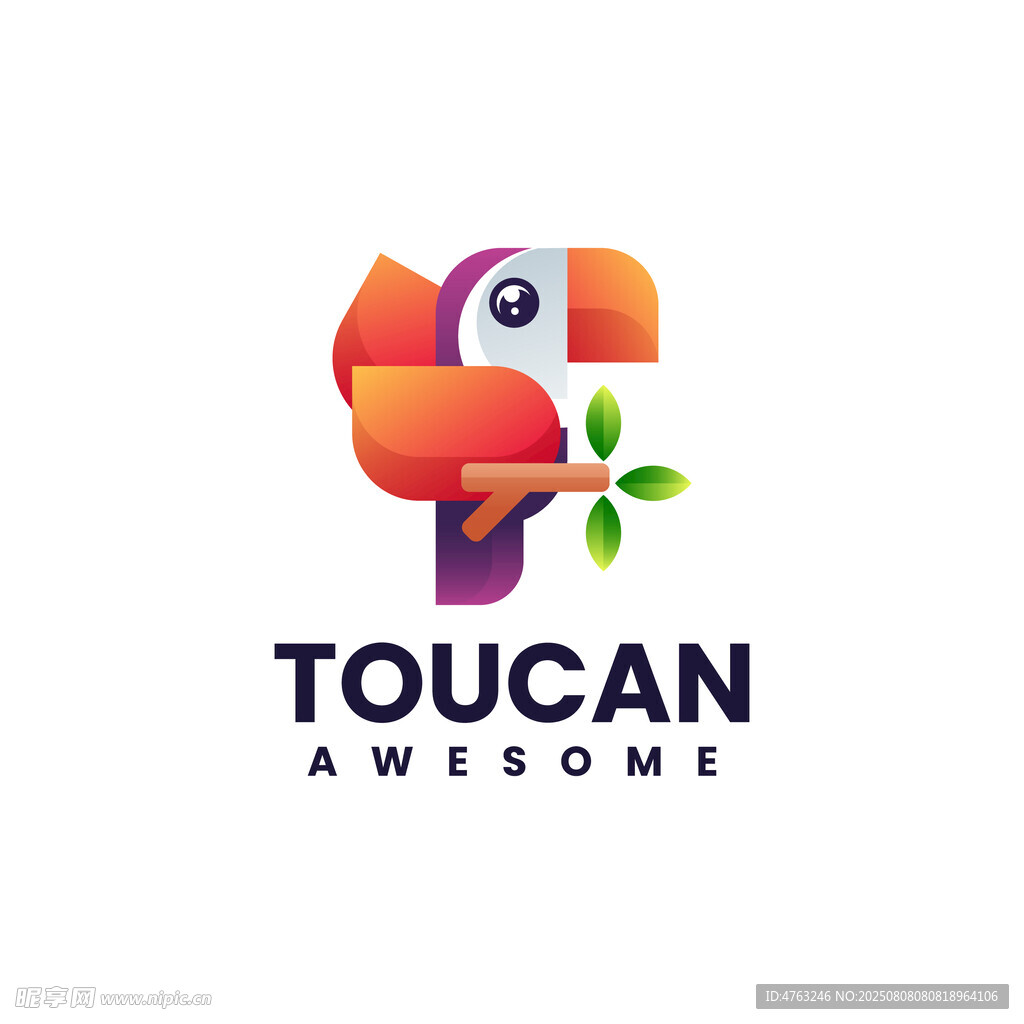 巨嘴鸟标志设计