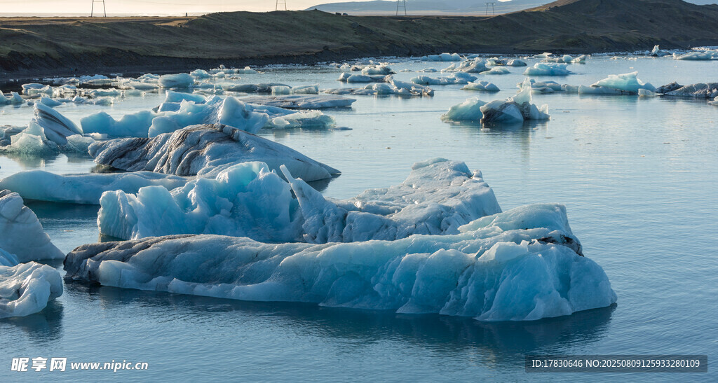 冰川浮冰景观