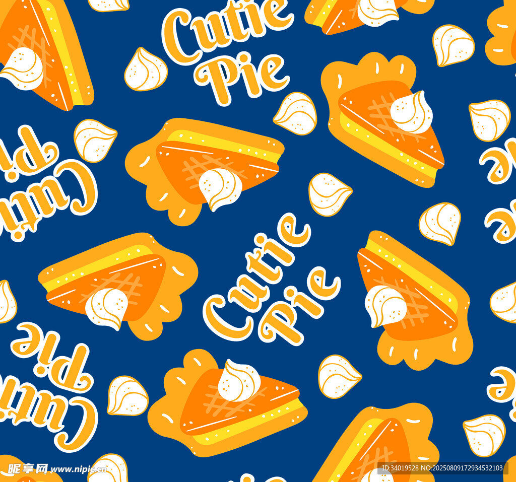卡通派图案背景