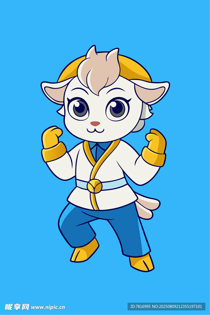 可爱小羊卡通形象