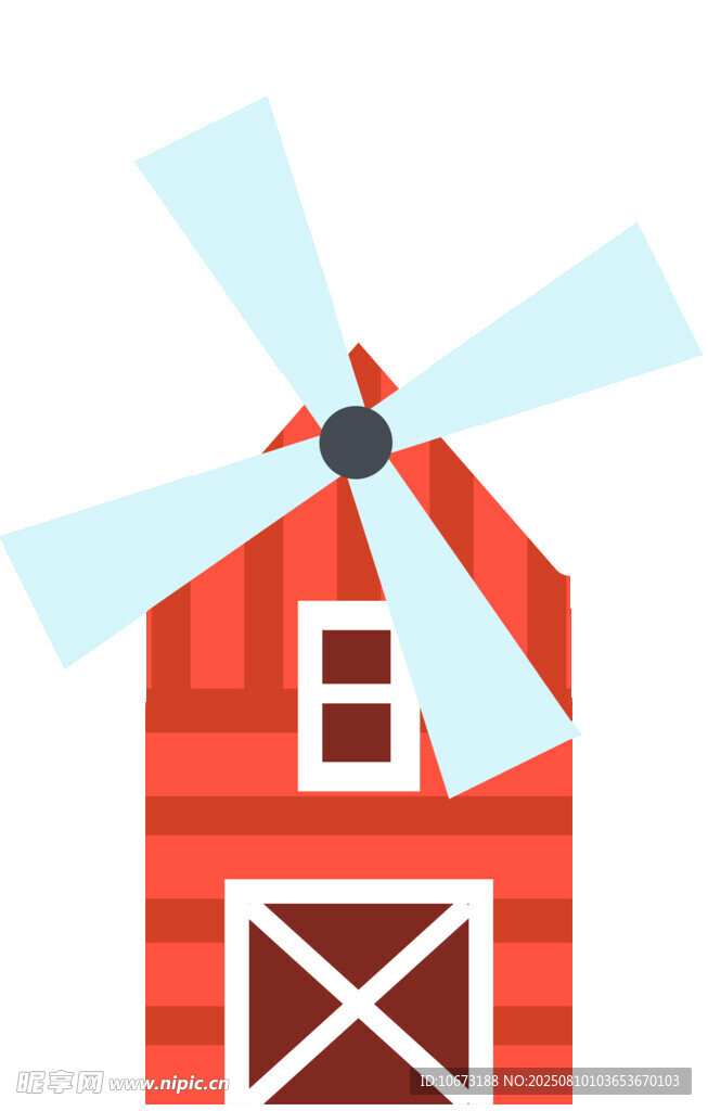 红色风车小屋
