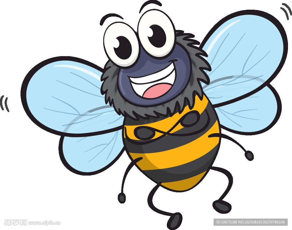 可爱卡通蜜蜂形象