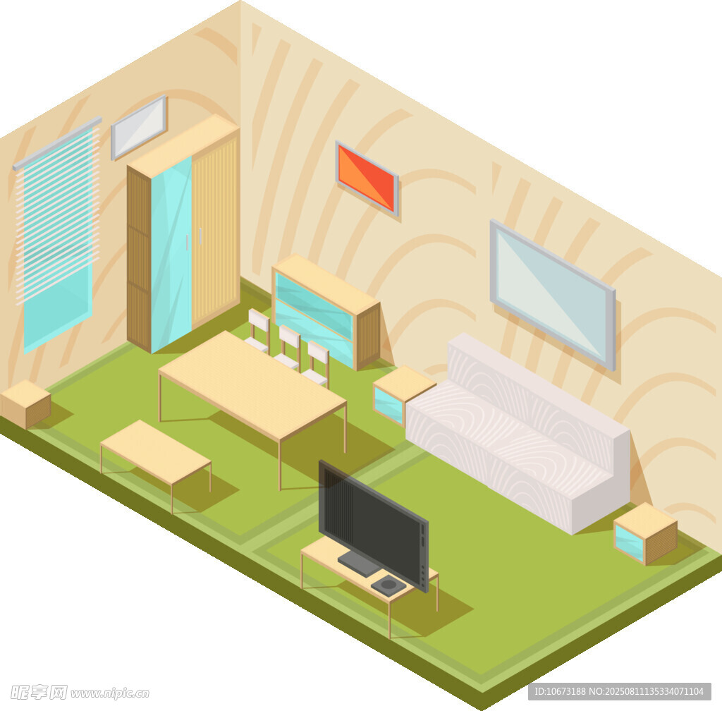 现代简约风格室内场景