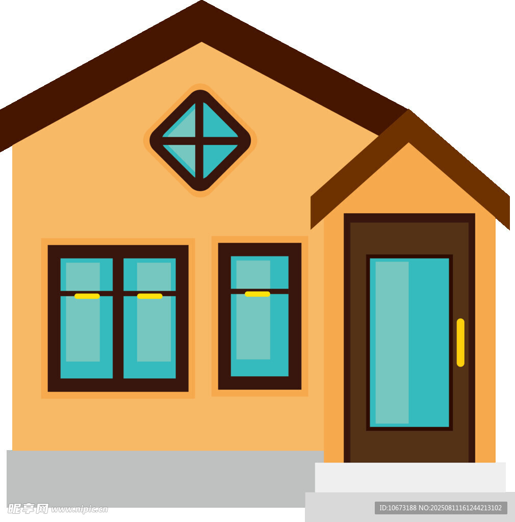 简约风格小房子