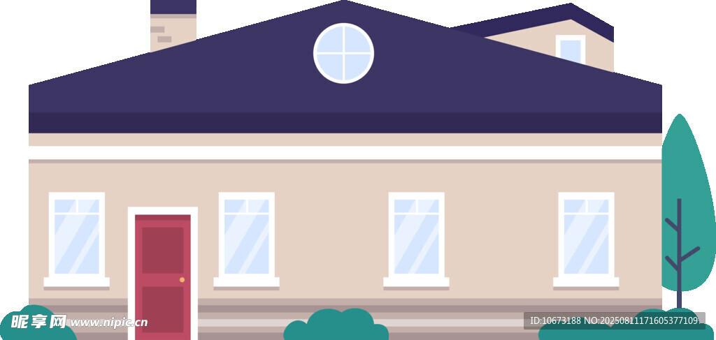 简约风格的两层小住宅