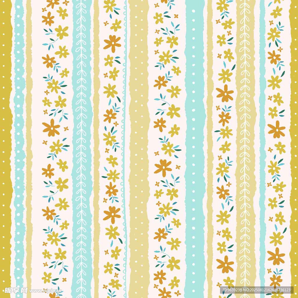 条纹花卉 