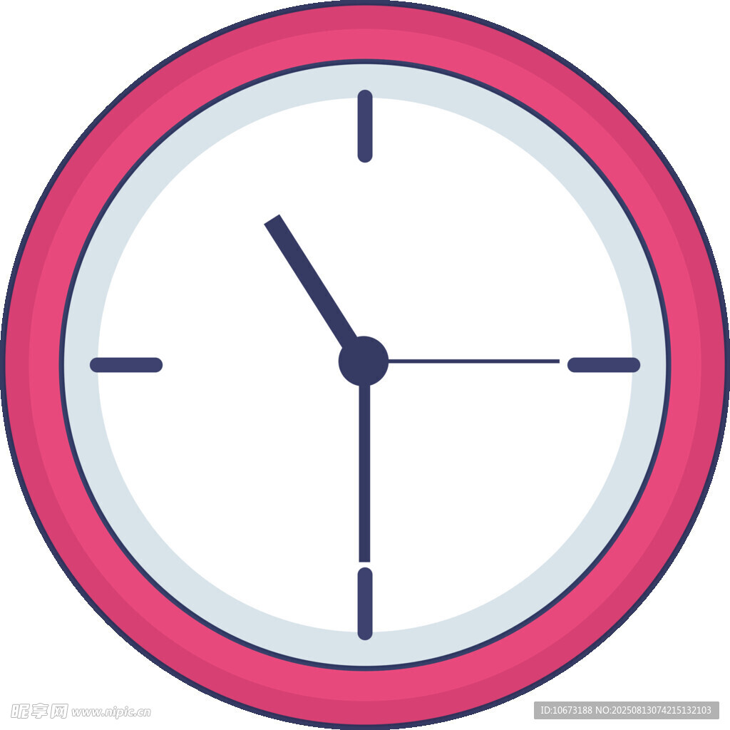 简约圆形时钟图标