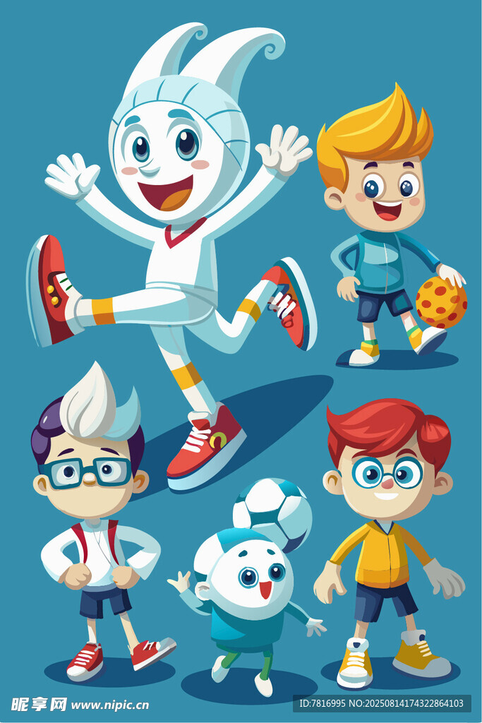 欢乐卡通角色大集合