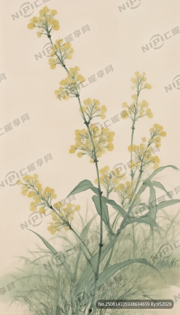 农作物的大写意画 齐白石的画风