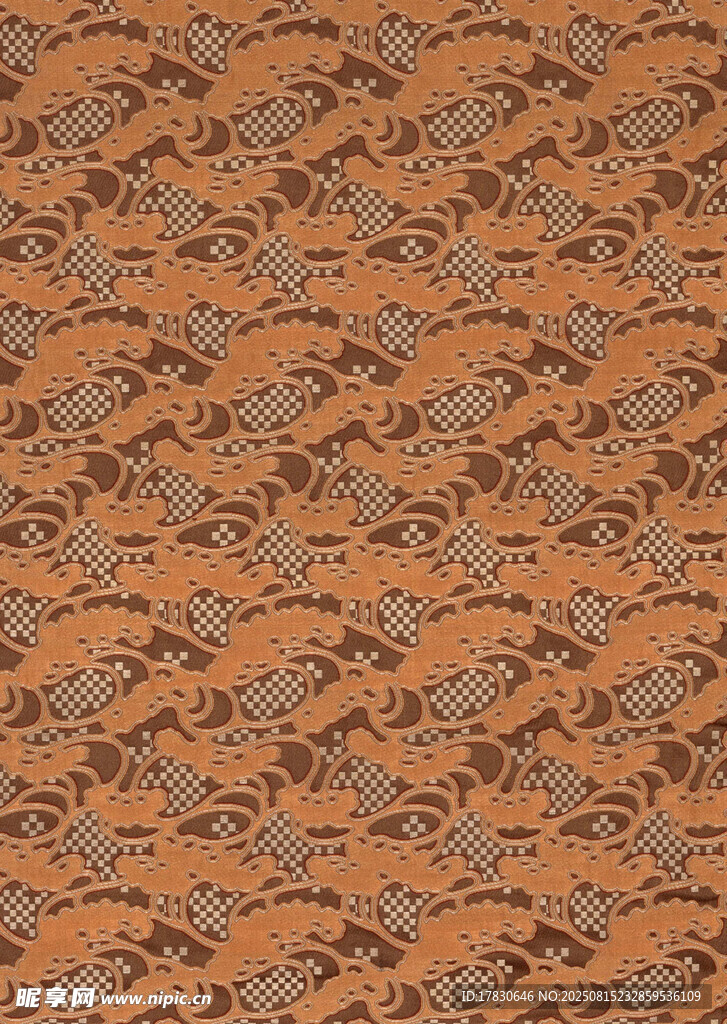 复古纹理橙棕色图案背景