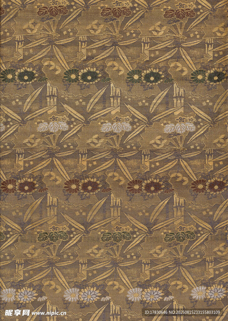 复古花纹背景图案