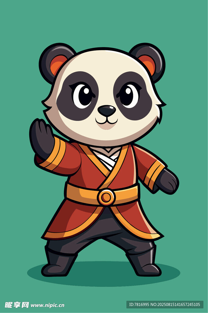 功夫熊猫形象活力满满