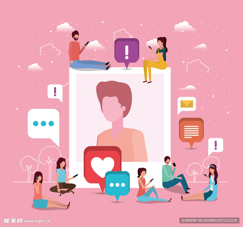 社交互动中的人物与场景