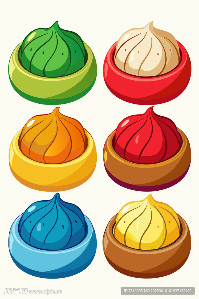 多彩美味的各式小点心