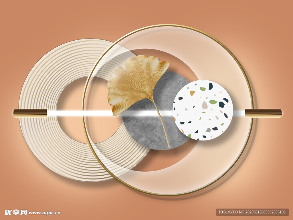 圆形元素组合创意设计