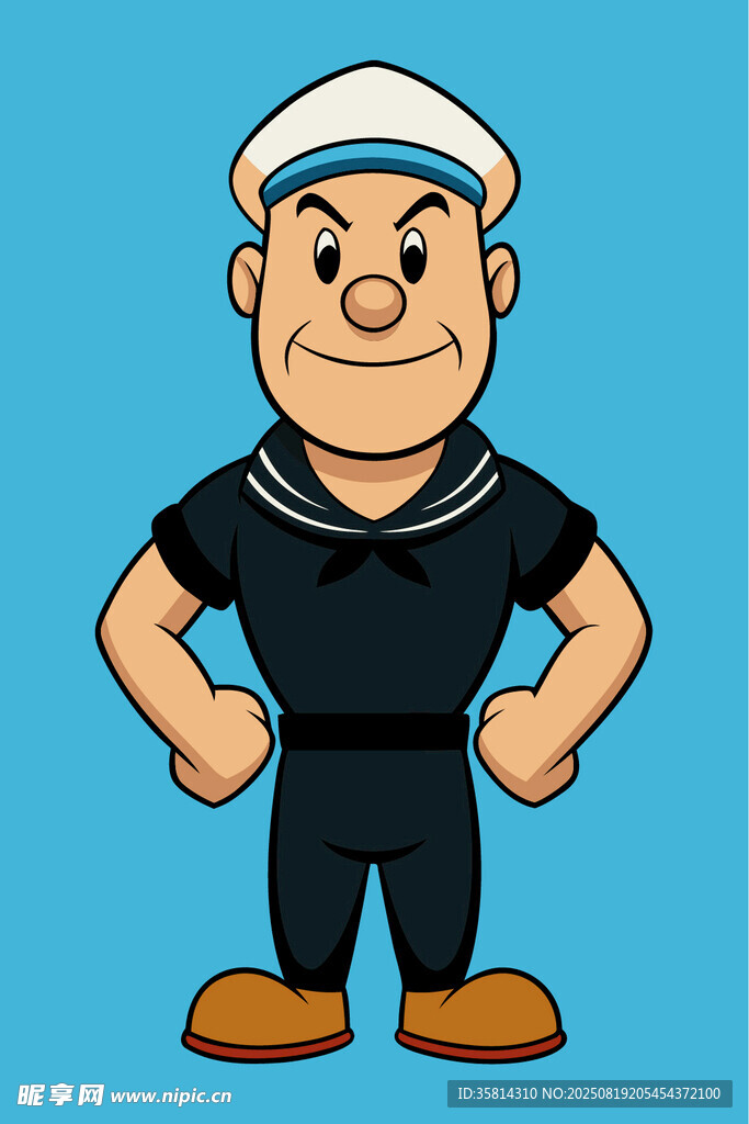 大力水手波派形象展示