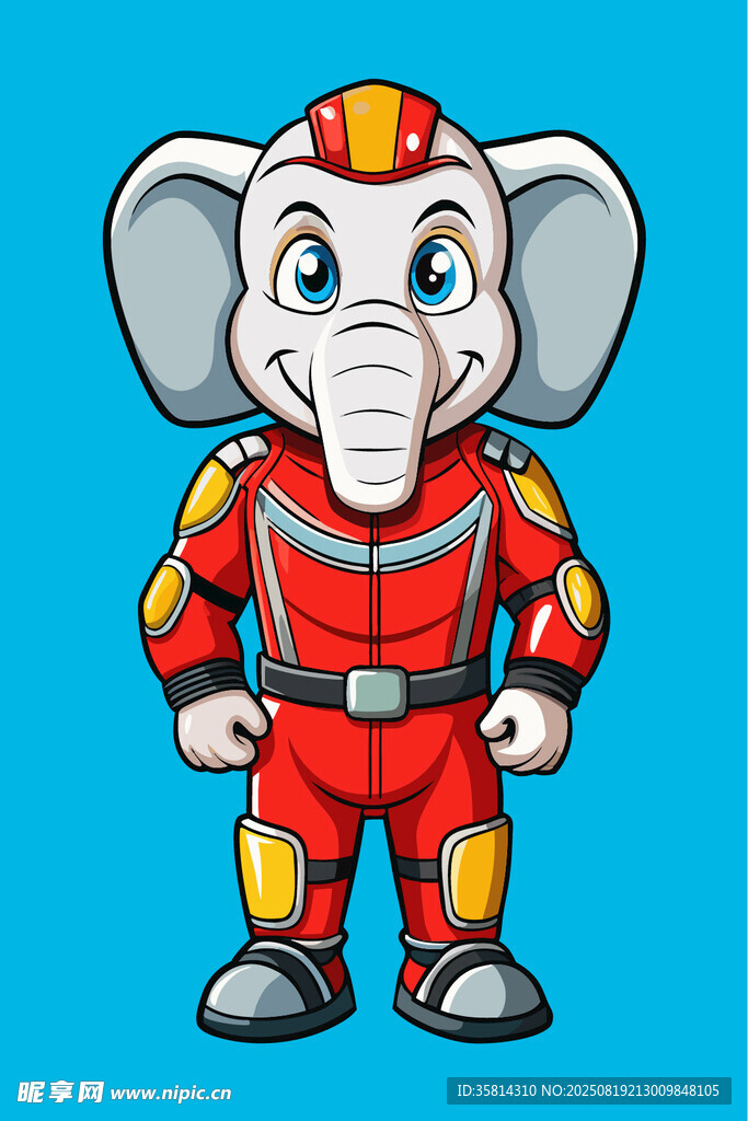 大象超级英雄形象