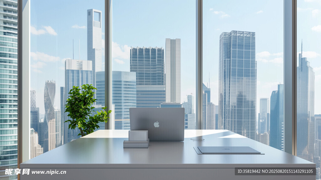 现代宽敞办公室景观