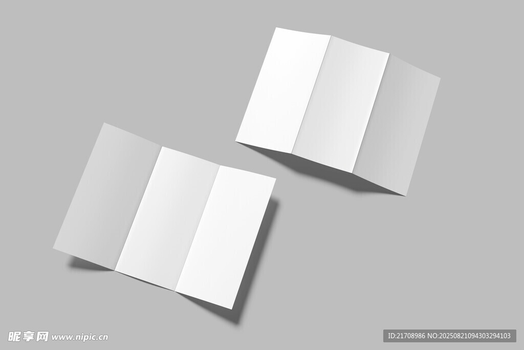 双折页设计模板展示