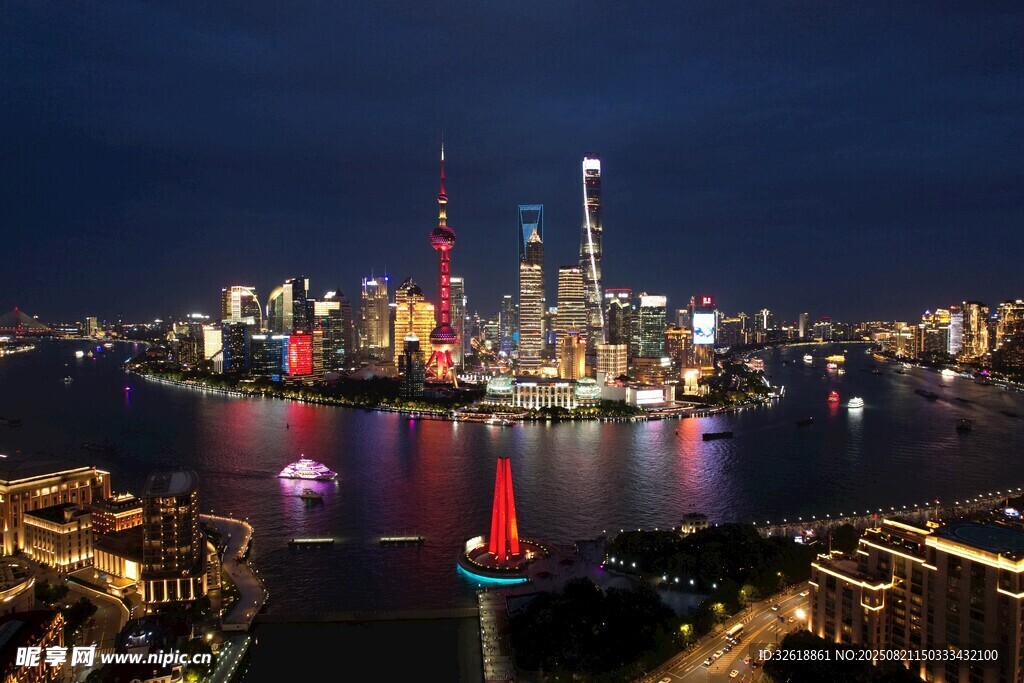 上海外滩璀璨夜景