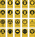 多样警示标志集合