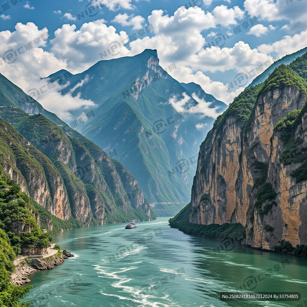 三峡 夔门 背面