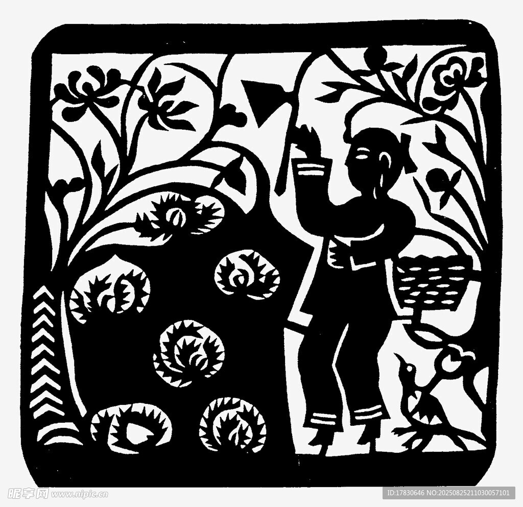 农忙时节的田园劳作场景