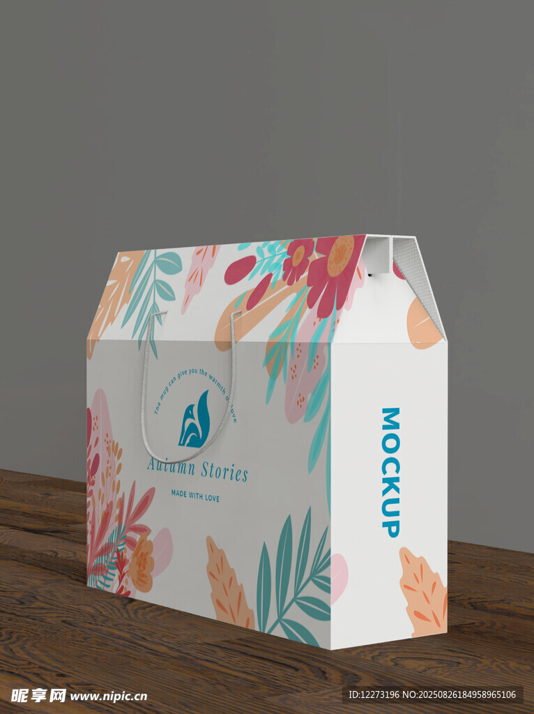 花卉图案纸巾盒