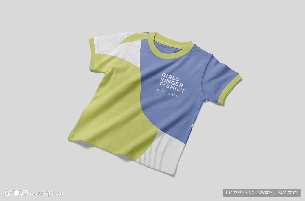 拼色短袖T恤展示