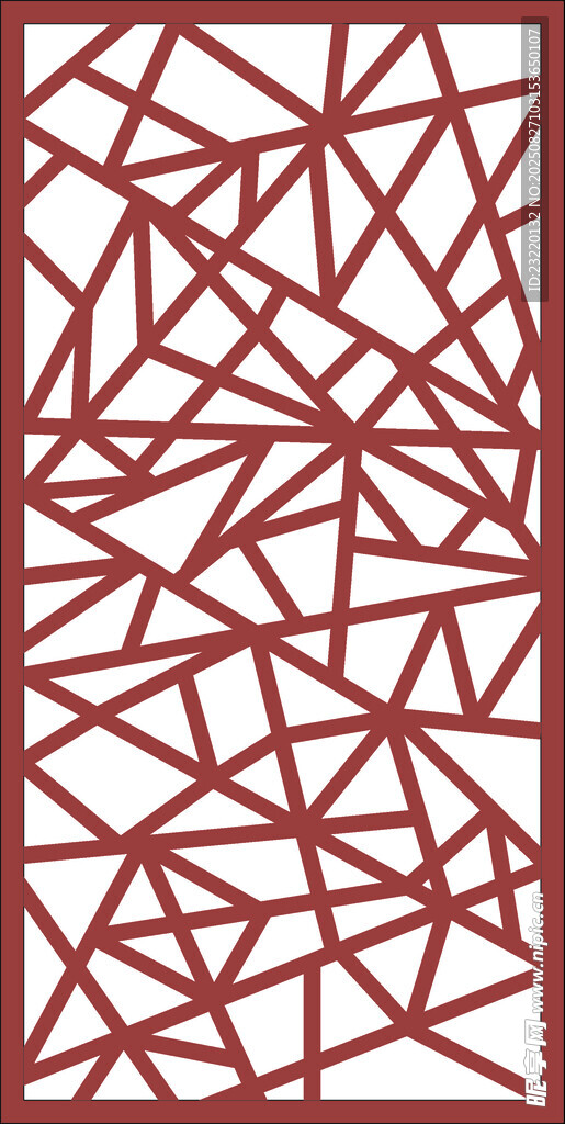 中式镂空雕花图案