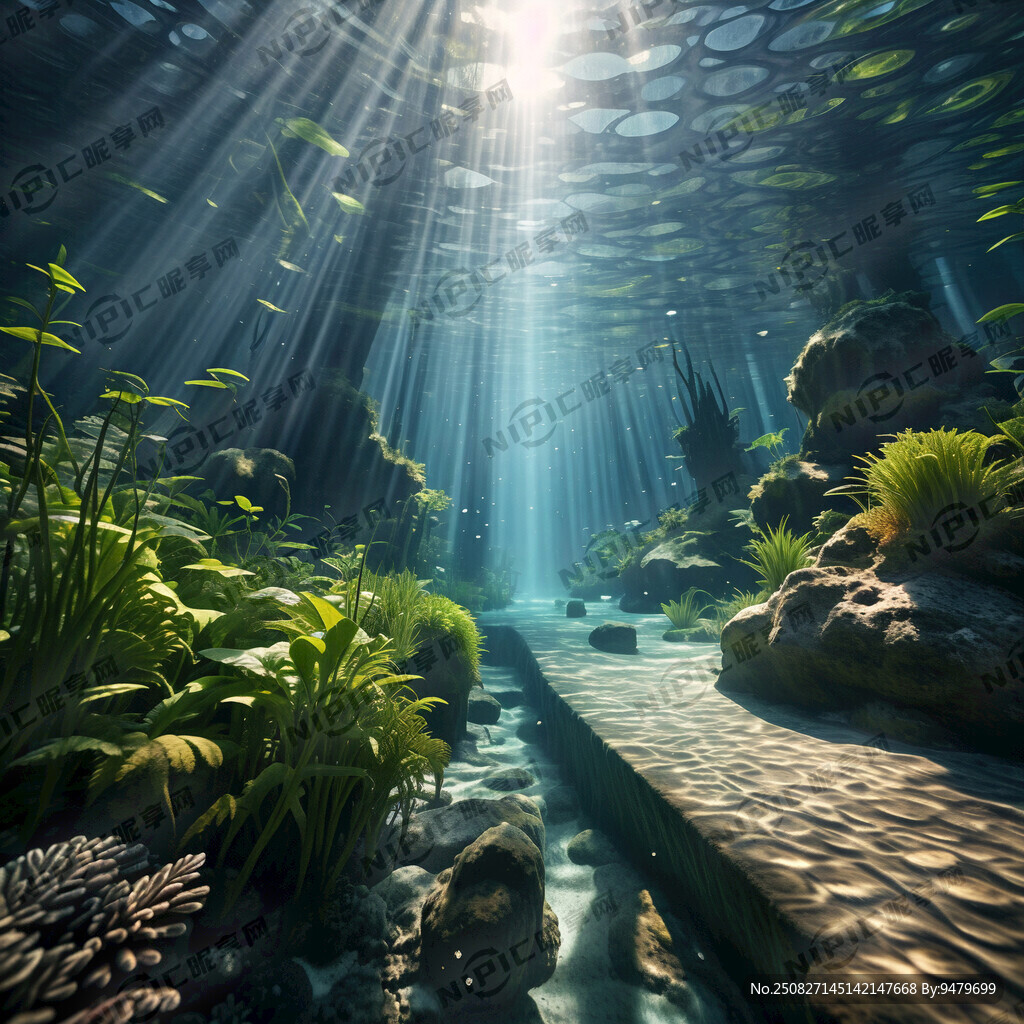 背景深色调、看起来深隧有深度感